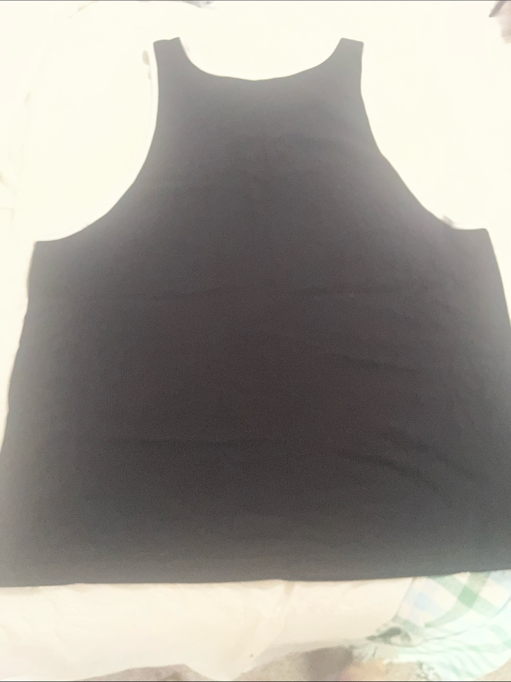 Rhude Black Tank Top with White Piping - Picture 5 of 7